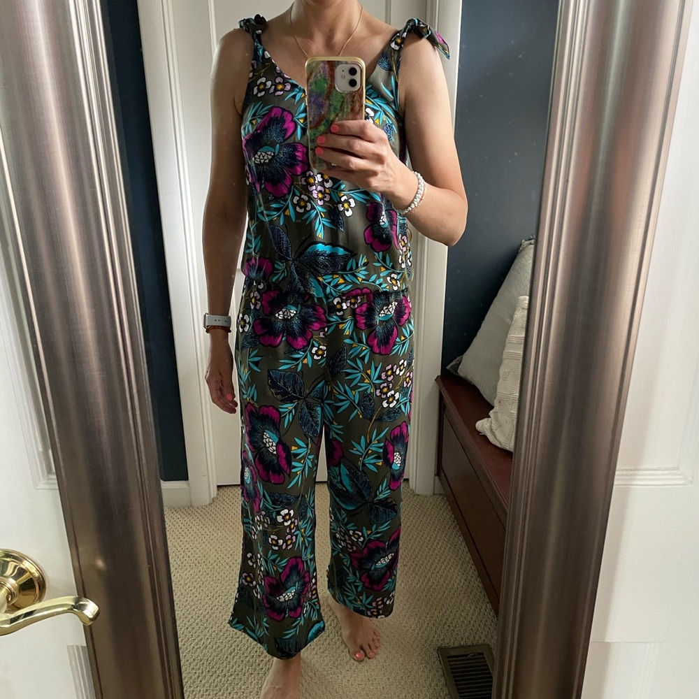 A New Day Floral Jumpsuit - XS